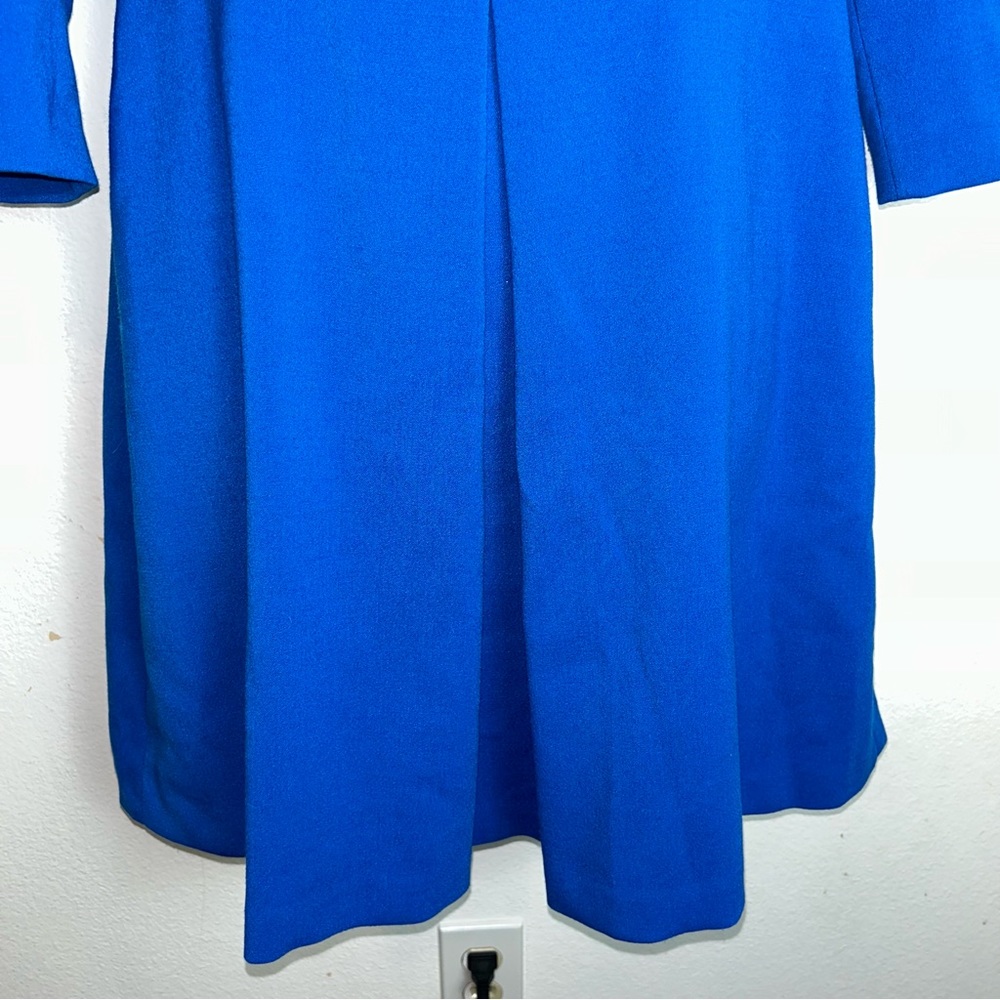 Eliza J royal blue 3/4 sleeve fit and flare mini dress - Picture 2 of 5
